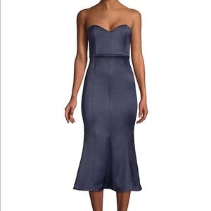 Likely Sophie Satin Midi Dress